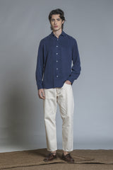 NIGEL FRENCH COLLAR IN TESSUTO LYOCELL