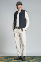 MARTIN GILET IN MIXED WOOL