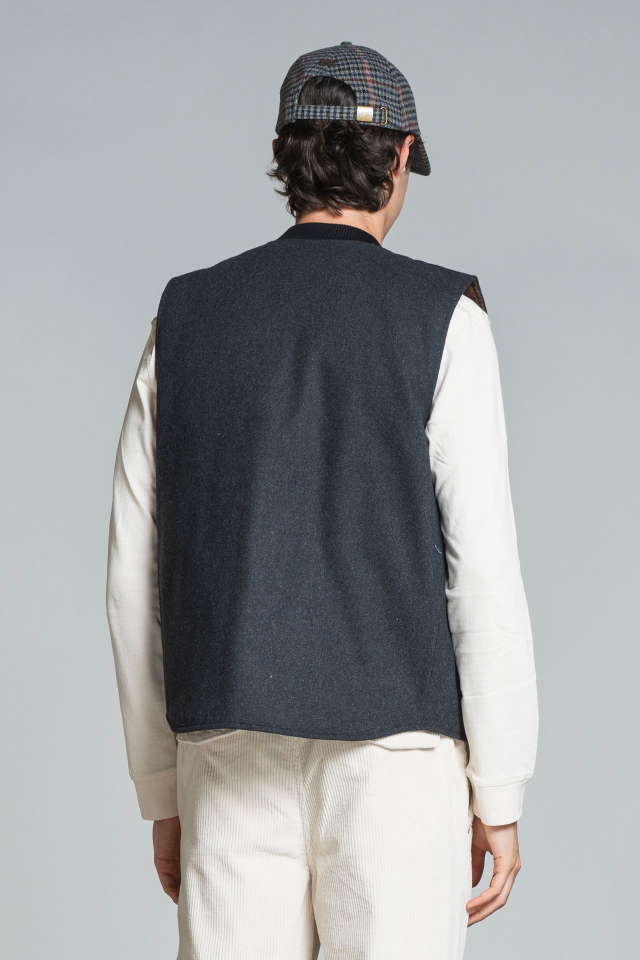 MARTIN GILET IN MIXED WOOL