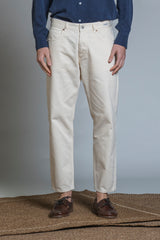 HIRO CHINO LONG JAPAN CROP 5 PKT IN BULL DENIM