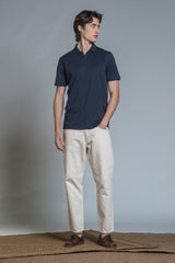 JAMIE POLO SKIPPER MERCERIZED JERSEY