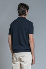 JOYCE SWEATER POLO IN COTTON CREPE