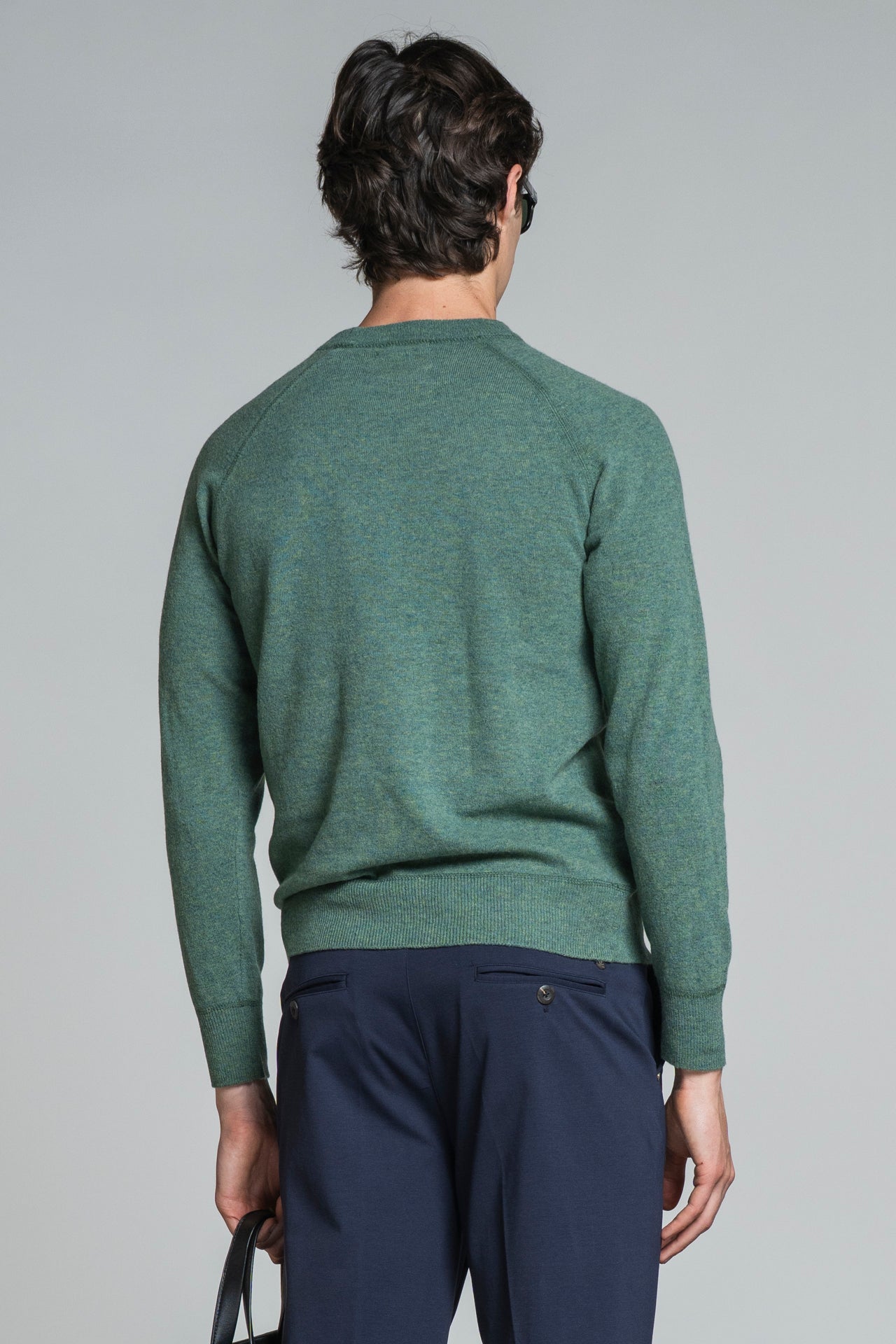 RORY ROUND NECK FLEECE IN LAMBSWOOL