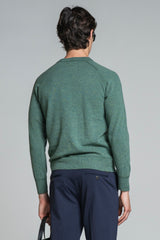 RORY ROUND NECK FLEECE IN LAMBSWOOL