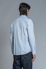 RILEY FRENCH COLLAR IN SEERSUCKER