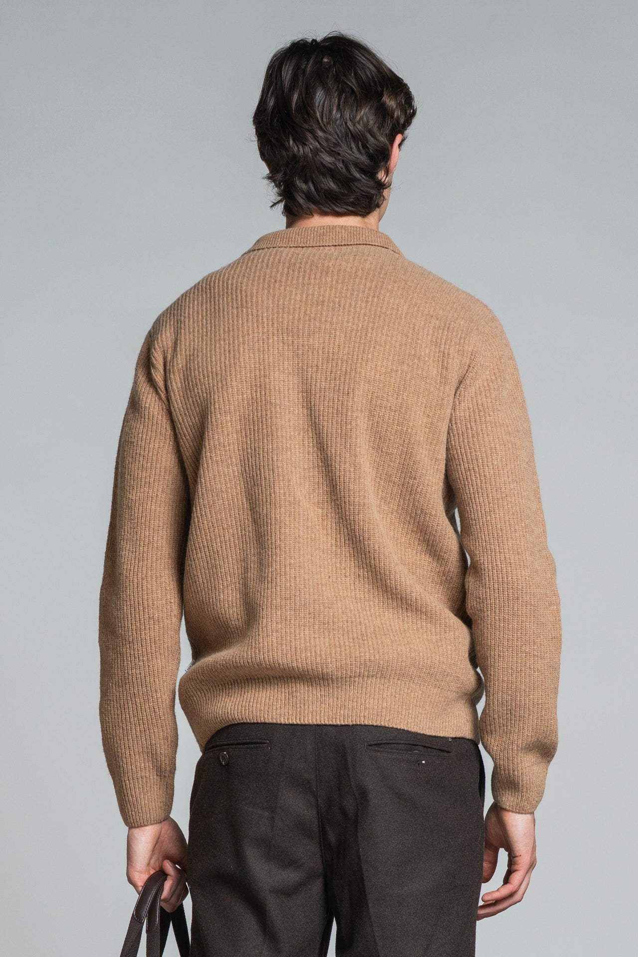 HUGO CARDIGAN SHIRT IN LAMBSWOOL