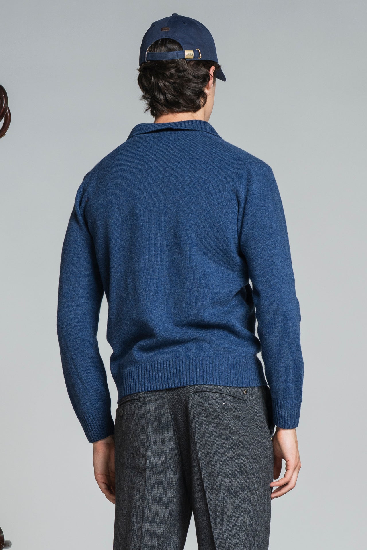NEIL POLO SKIPPER IN LAMBSWOOL