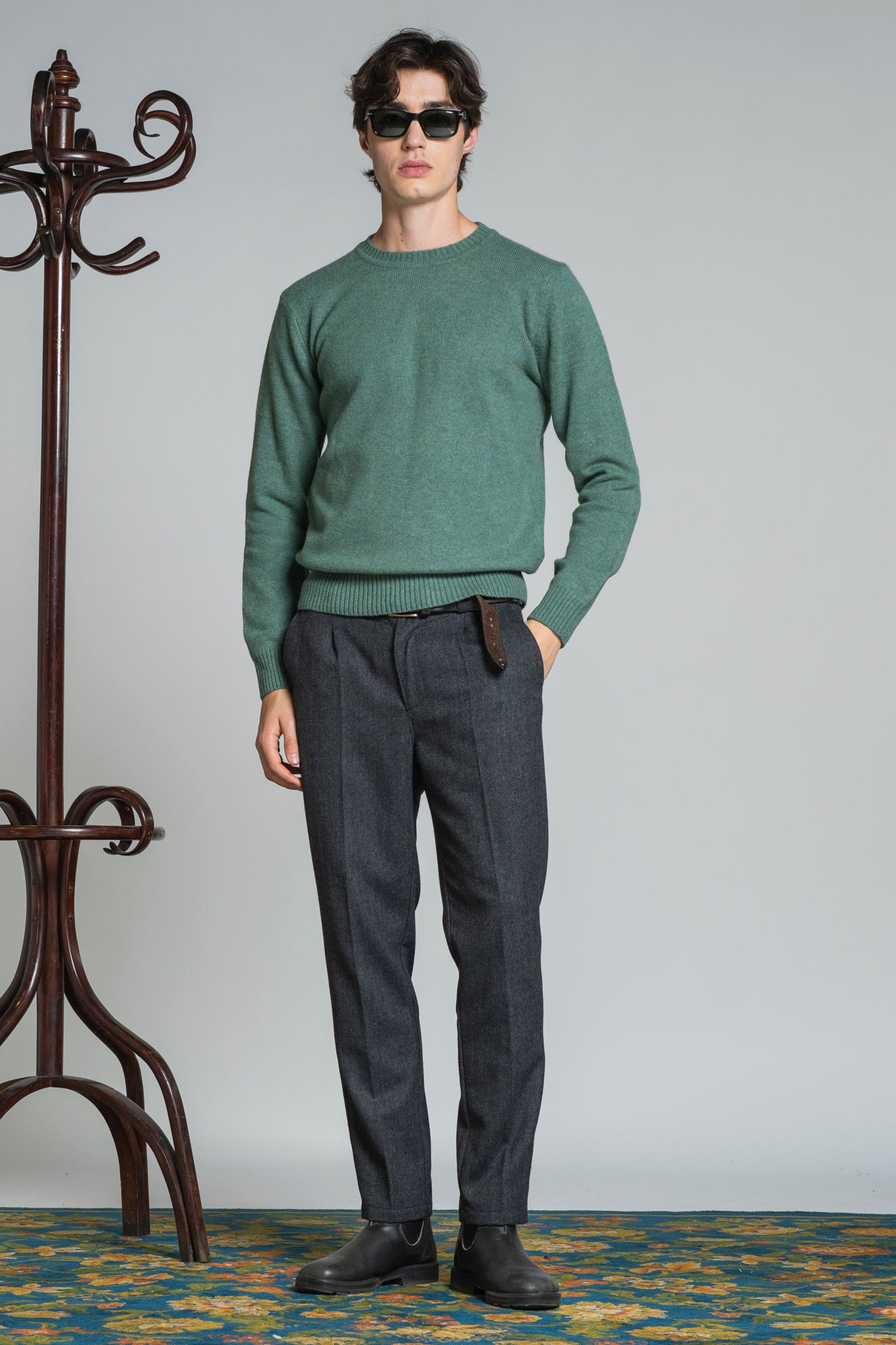CHARLIE ROUND NECK IN LAMBSWOOL