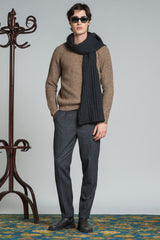 BRUCE ROUND NECK ENGLISH COAST IN BLEND WOOL
