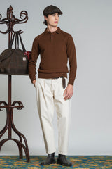 COLIN POLO IN LAMBSWOOL