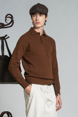 COLIN POLO IN LAMBSWOOL