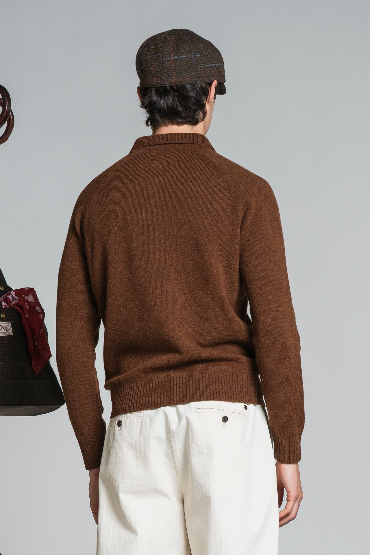 COLIN POLO IN LAMBSWOOL