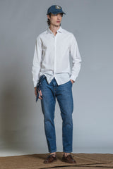 RILEY FRENCH COLLAR IN SEERSUCKER