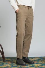 THEO CHINO LONG IN TWILL STRETCH