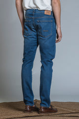 FREDDIE CHINO LONG SLIM 5 PKT IN DENIM
