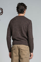 GEORGE ROUND NECK IN BLEND WOOL