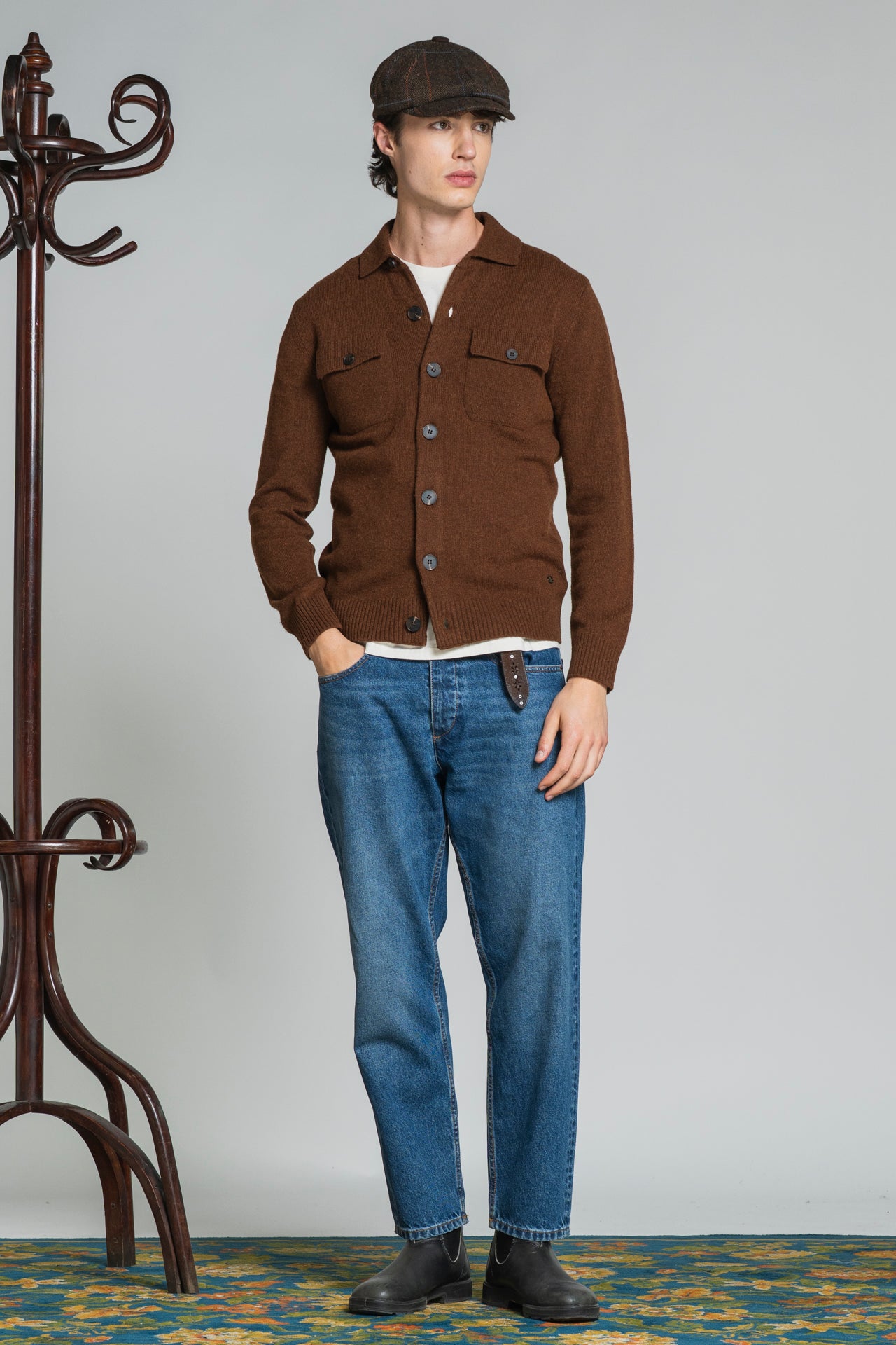 ZACK SHIRT IN LAMBSWOOL
