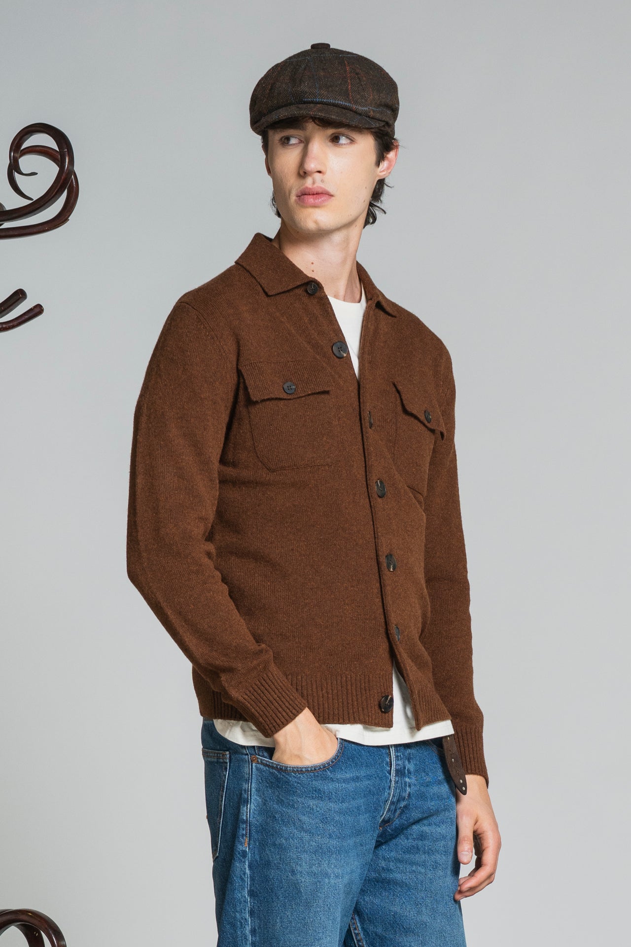 ZACK SHIRT IN LAMBSWOOL