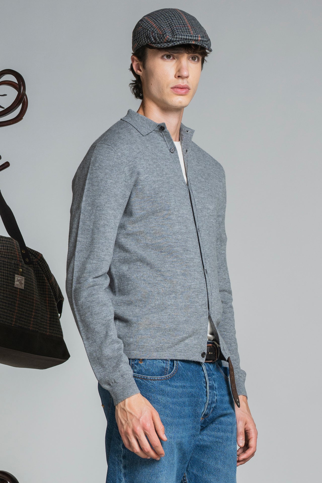 ARDEN SWEATER SHIRT WOOL MERCERIZED
