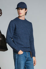GEORGE ROUND NECK IN BLEND WOOL