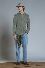 RILEY FRENCH COLLAR IN OXFORD PIQUET