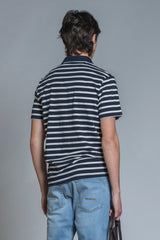 JAMIE POLO SKIPPER IN JERSEY STRIPE