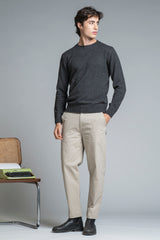 CHARLIE ROUND NECK IN LAMBSWOOL