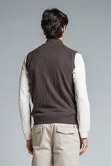STEFAN CARDIGAN ZIP IN WOOL MERCERIZED