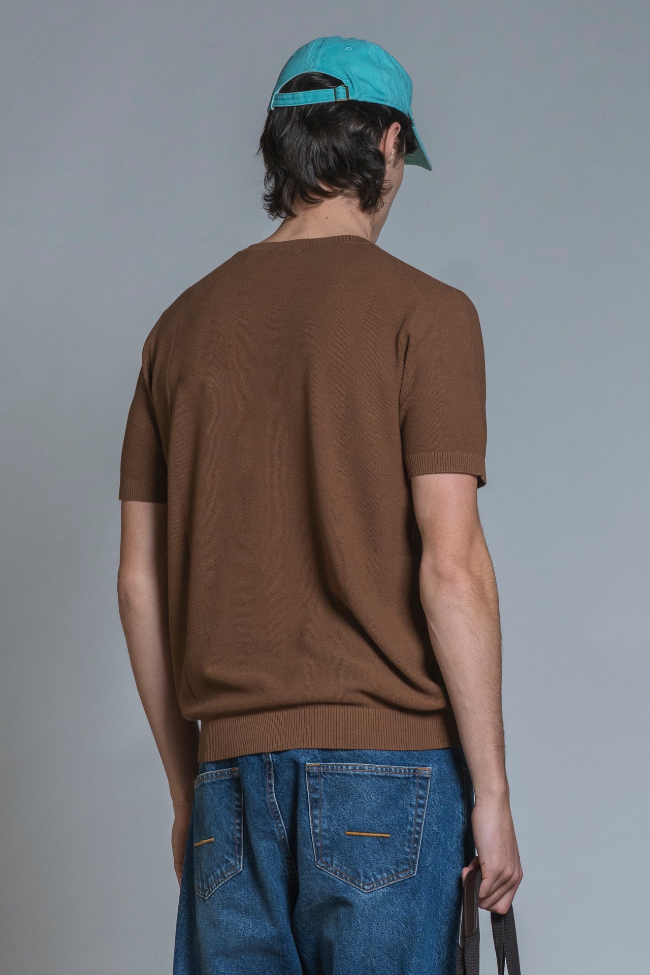 JARED SWEATER ROUND NECK COTTON RICE