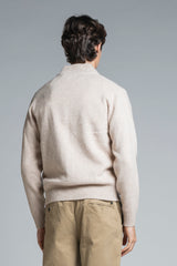 CHASE CARDIGAN BUTTON IN MOULINE'