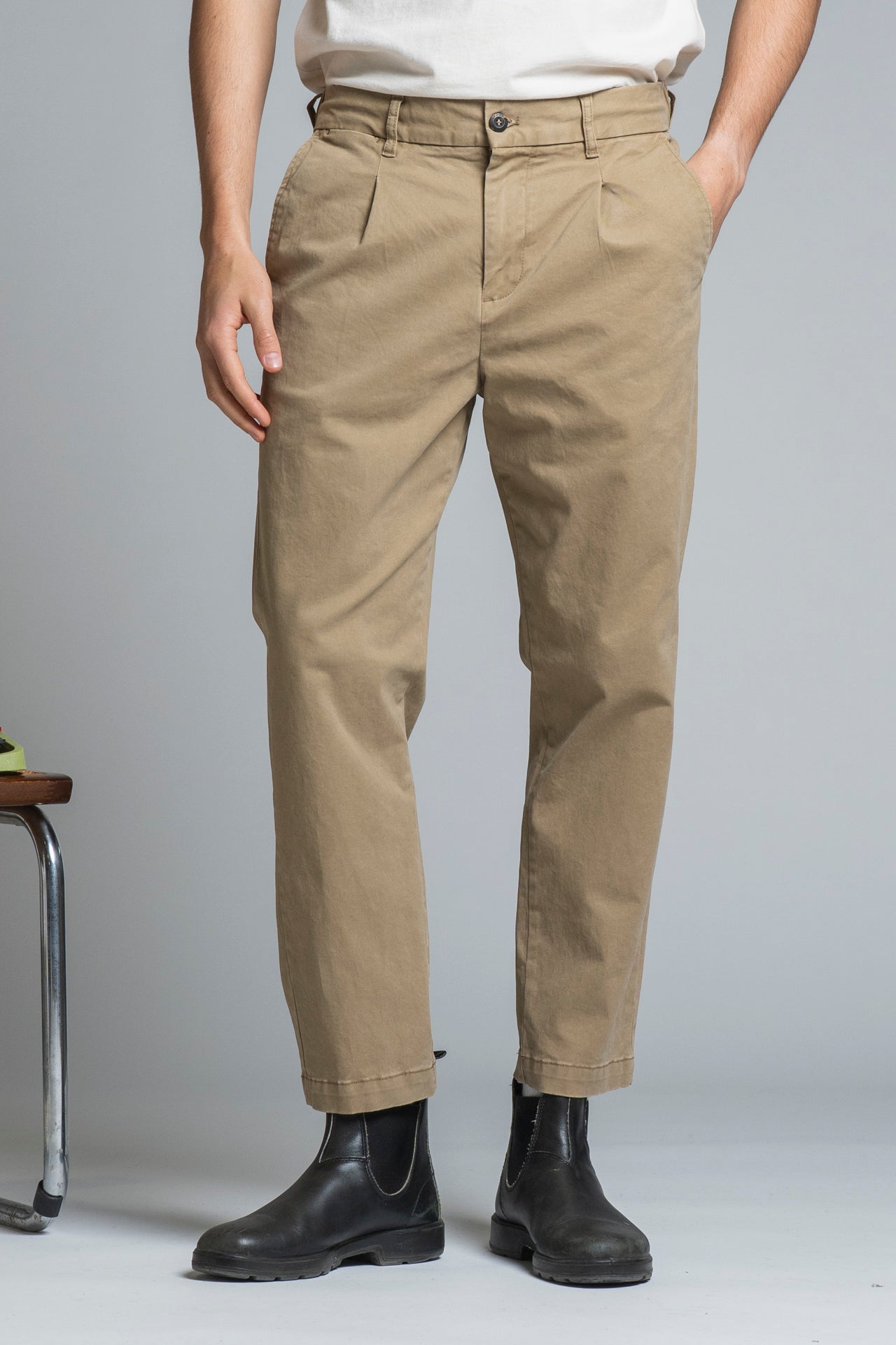 RICHARD CHINO LONG PENCES IN TWILL