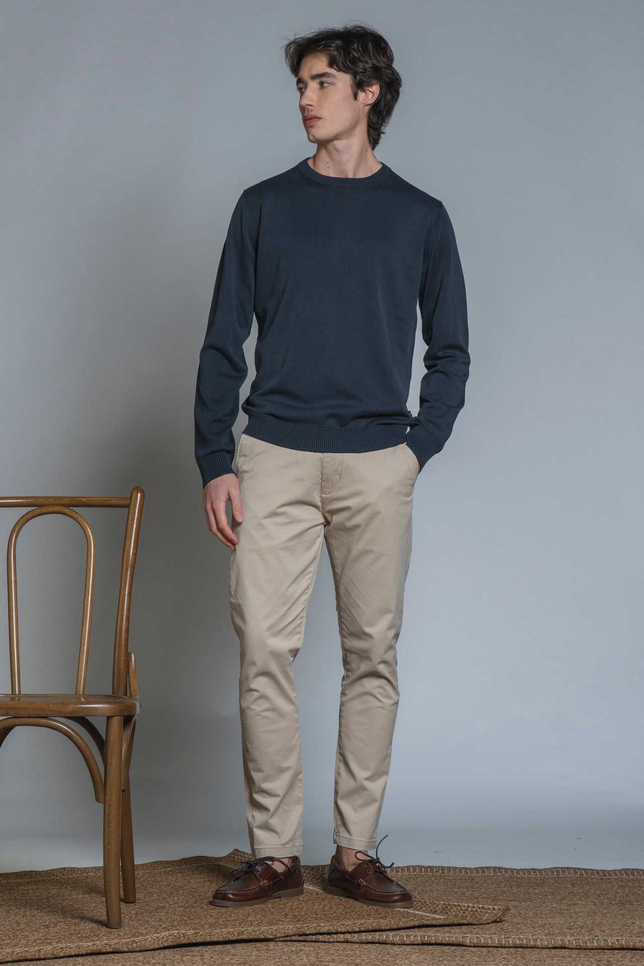 LORIS SWEATER ROUND NECK IN COTTON