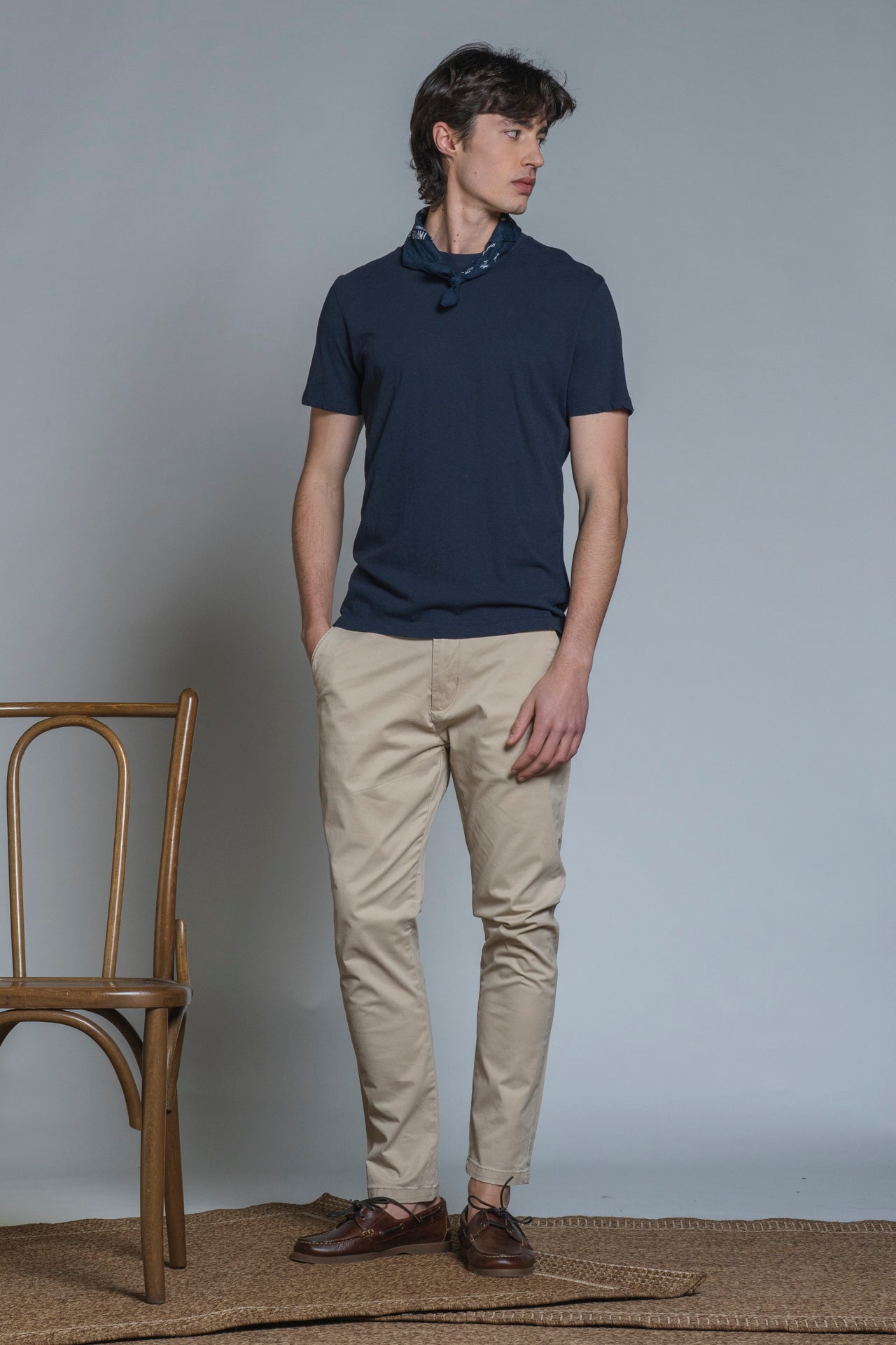 JOSHUA TSHIRT  IN MIXED LINEN