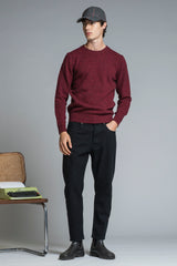 DUKE ROUND NECK IN MOULINE'