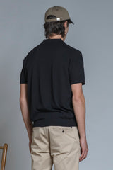 CLARK SWEATER POLO SKIPPER IN COTTON CREPE