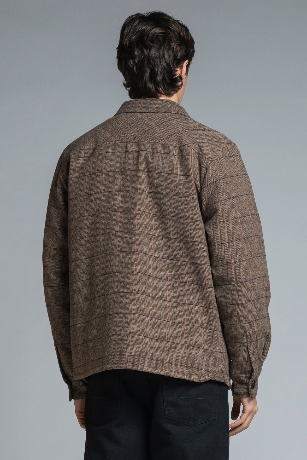 DEREK OVERSHIRT JACKET IN MIXED WOOL