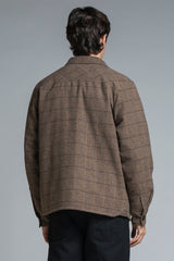 DEREK OVERSHIRT JACKET IN MIXED WOOL