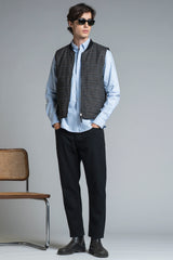 MARTIN GILET IN MIXED WOOL