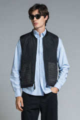 MARTIN GILET IN MIXED WOOL