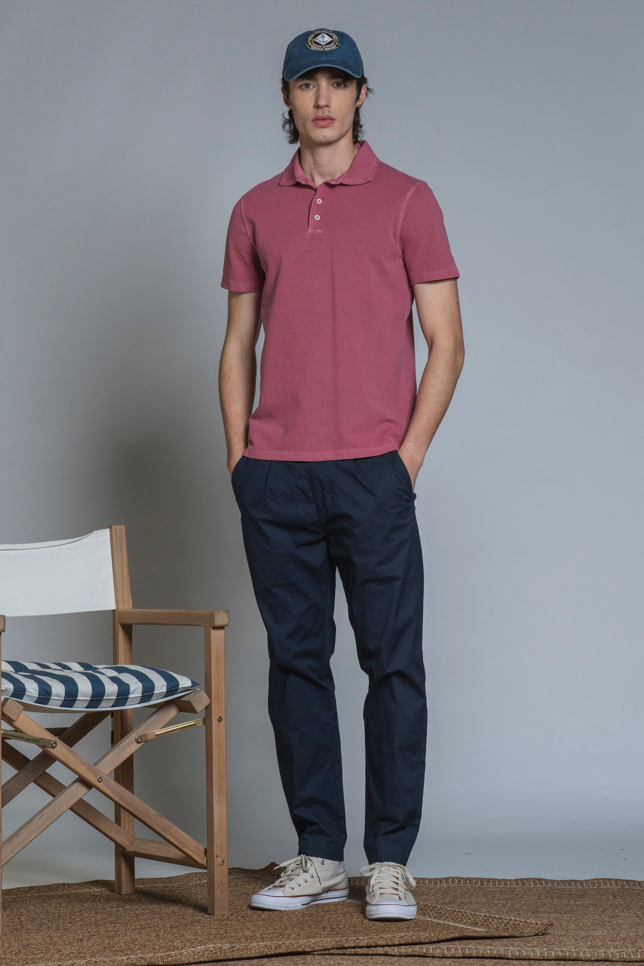 PETER POLO 3 BUTTON IN PIQUET