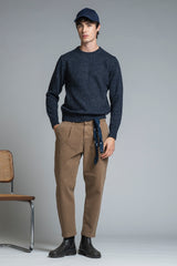 DUKE ROUND NECK IN MOULINE'