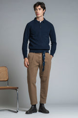 COLIN POLO IN LAMBSWOOL