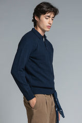 COLIN POLO IN LAMBSWOOL