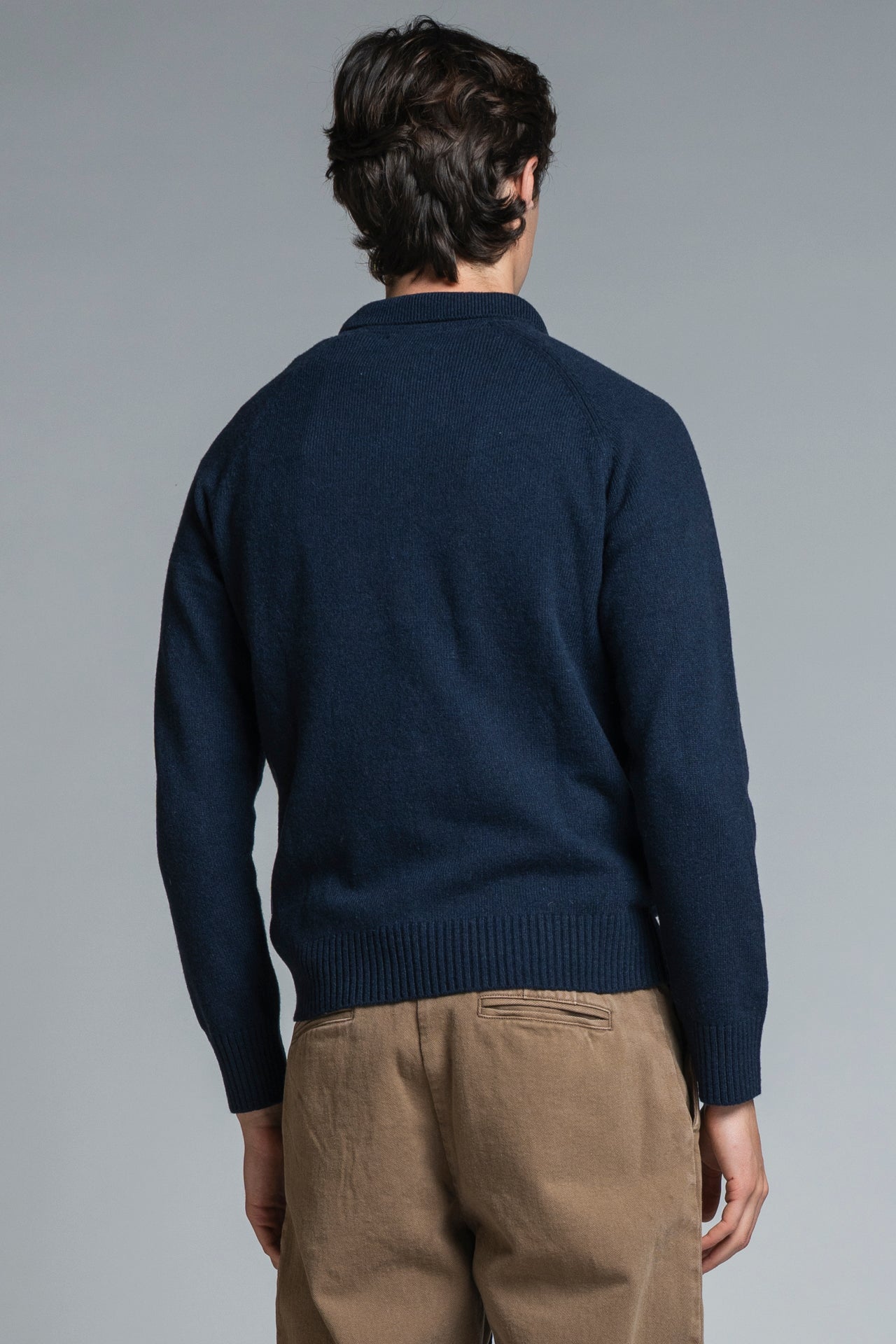 COLIN POLO IN LAMBSWOOL