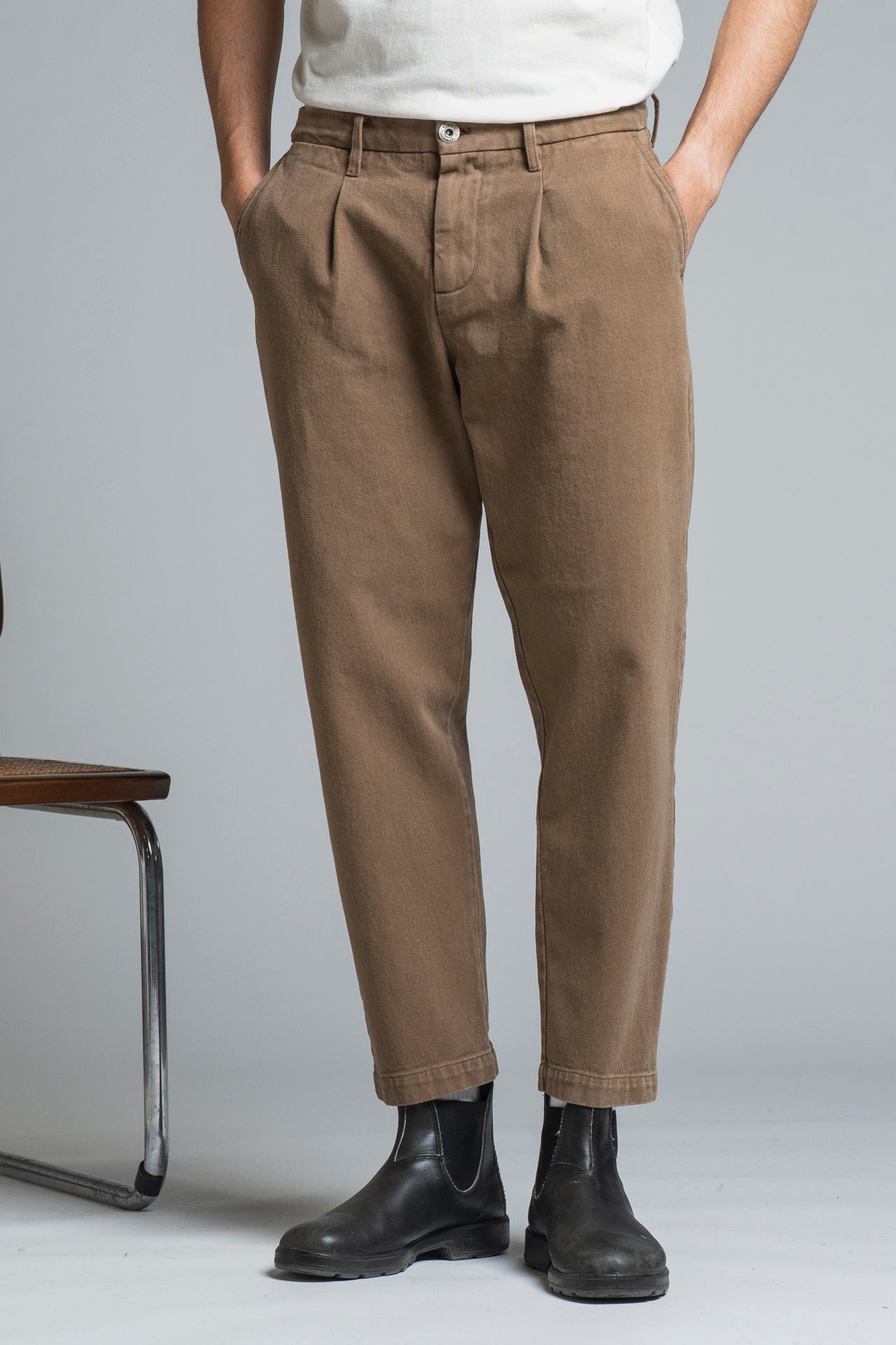 ROCH CHINO LONG PENCES IN TWILL
