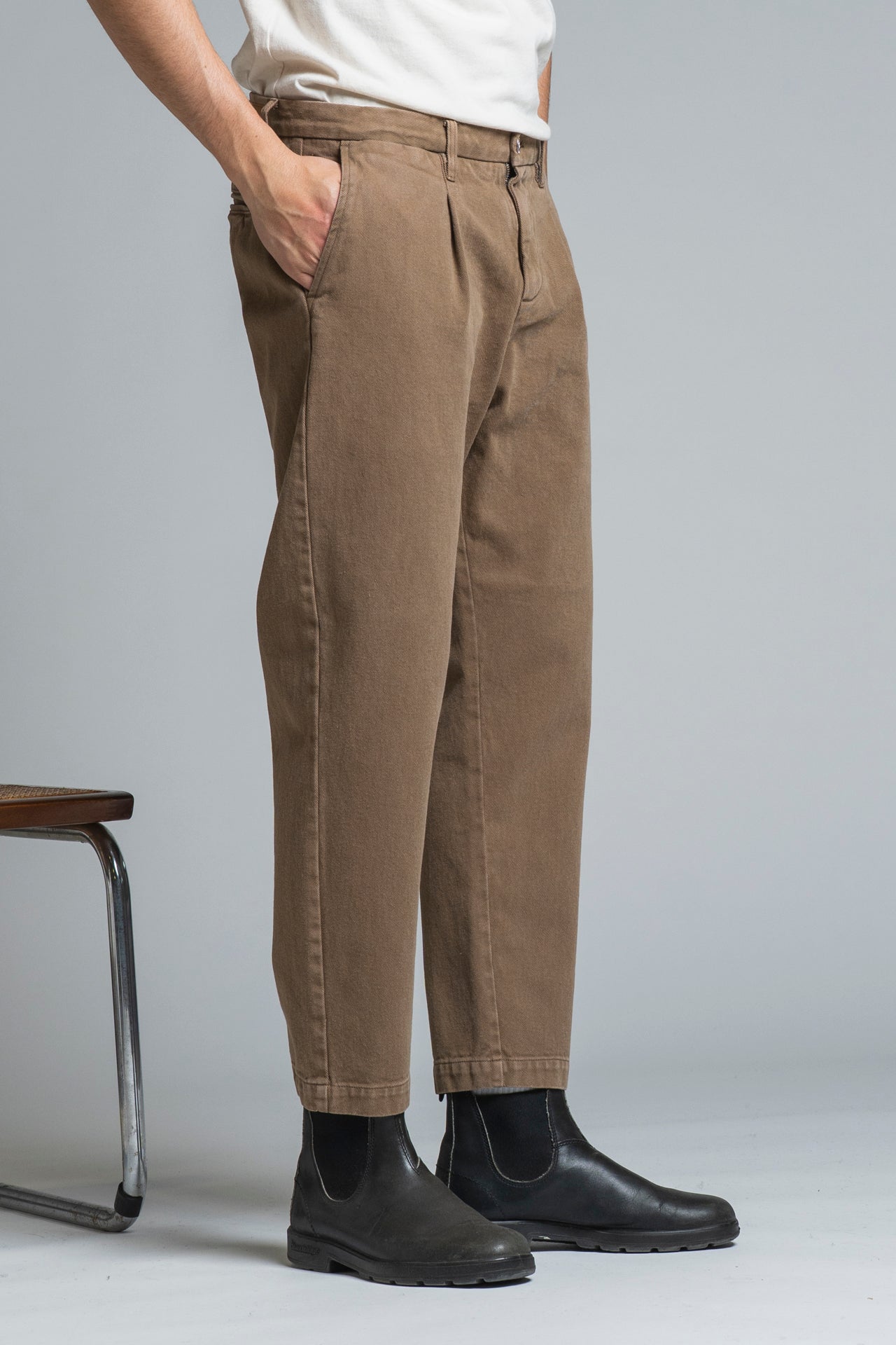 ROCH CHINO LONG PENCES IN TWILL