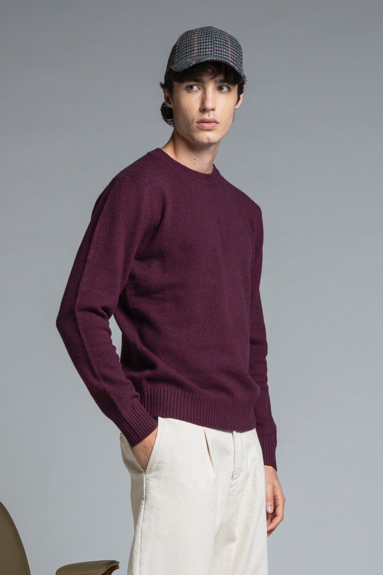 CHARLIE ROUND NECK IN LAMBSWOOL