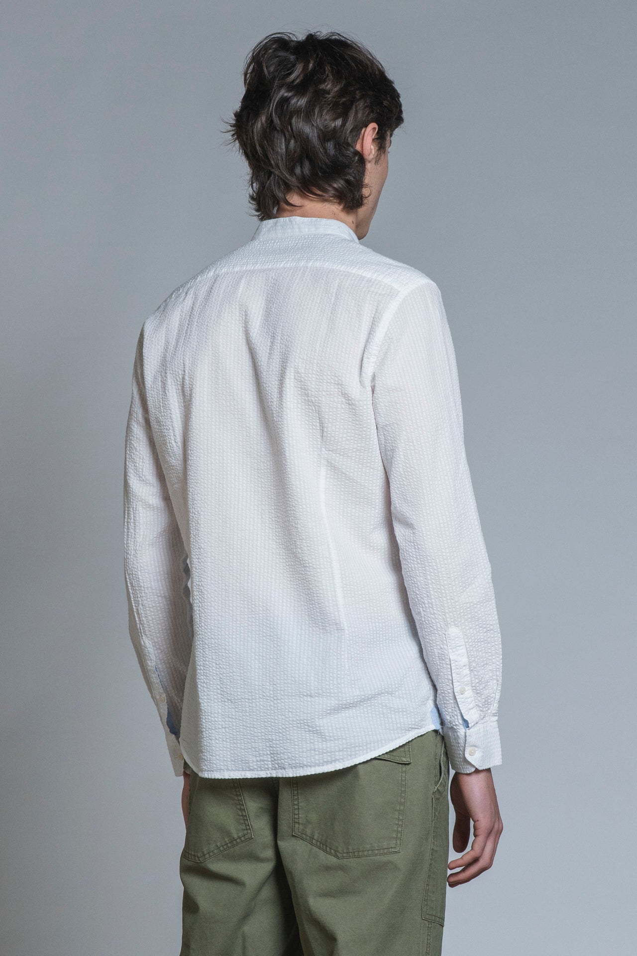 LARS SHIRT COREANA IN SEERSUCKER