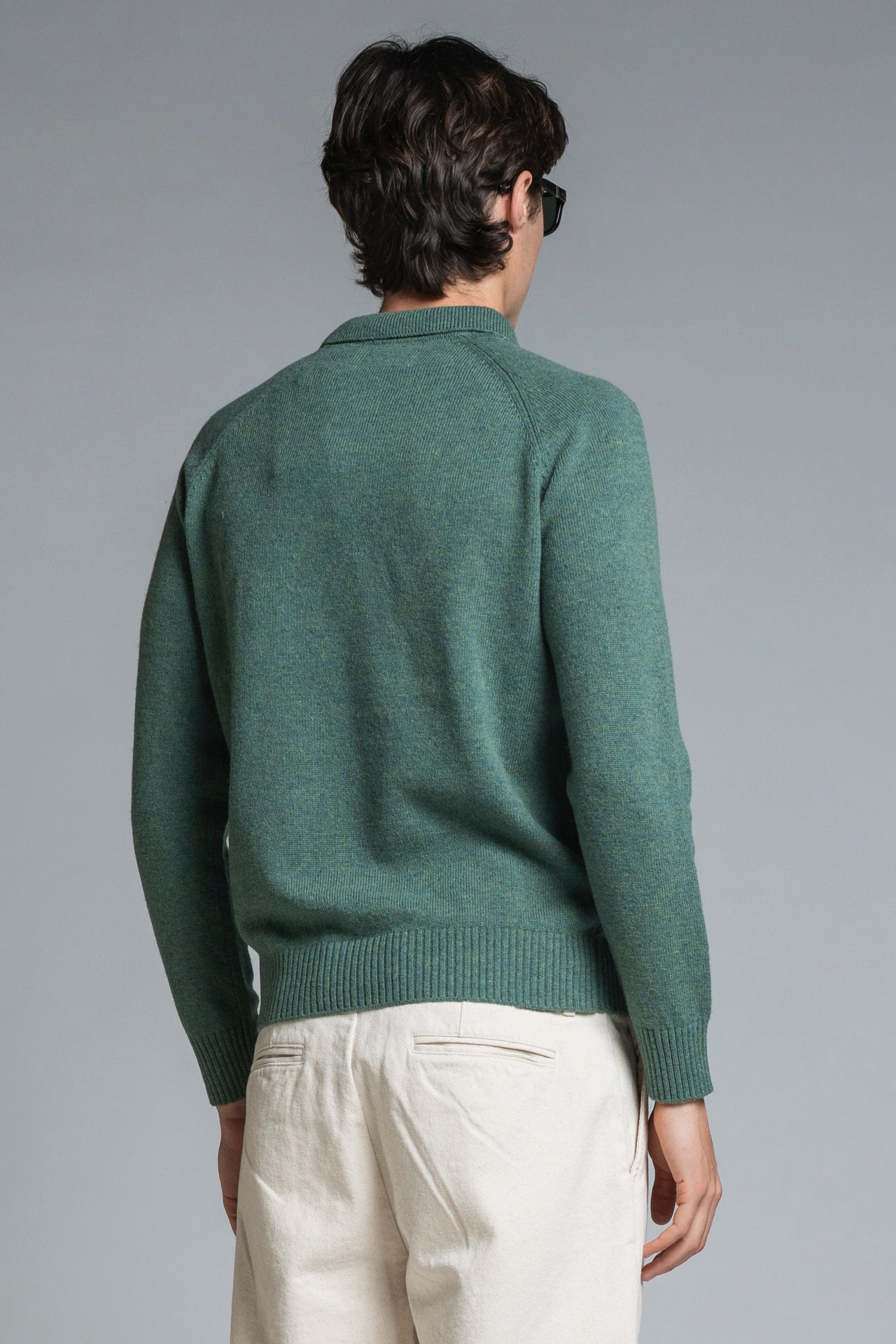 COLIN POLO IN LAMBSWOOL