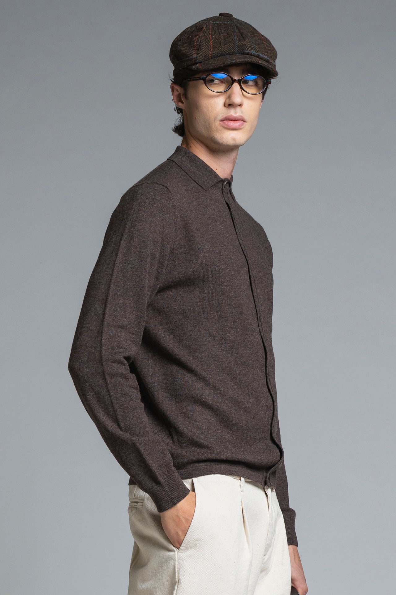 ARDEN SWEATER SHIRT WOOL MERCERIZED